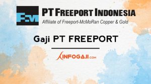 Gaji karyawan pt freeport