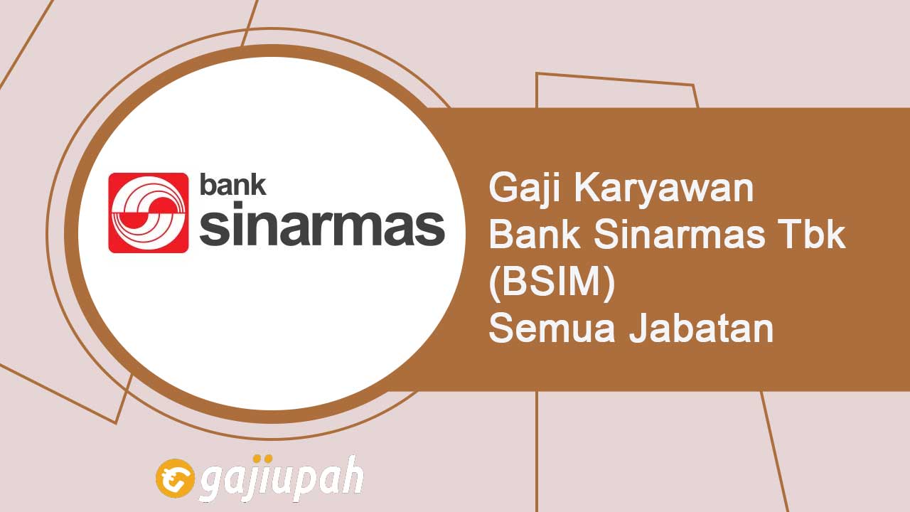 Gaji karyawan sinarmas