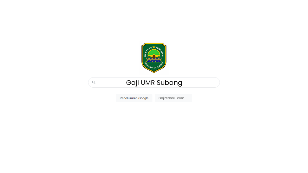 Gaji umr subang