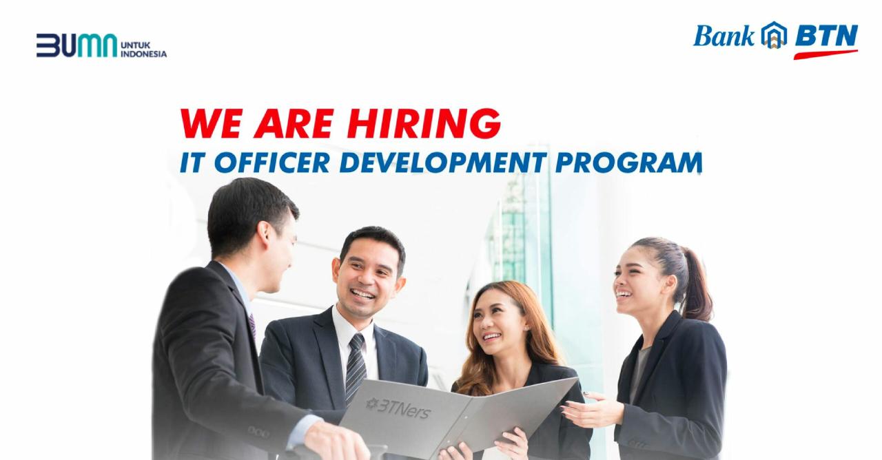 Gaji officer development program bank btn