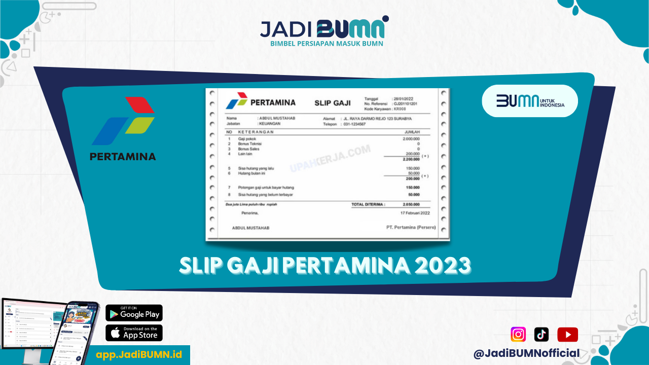 Slip gaji pertamina