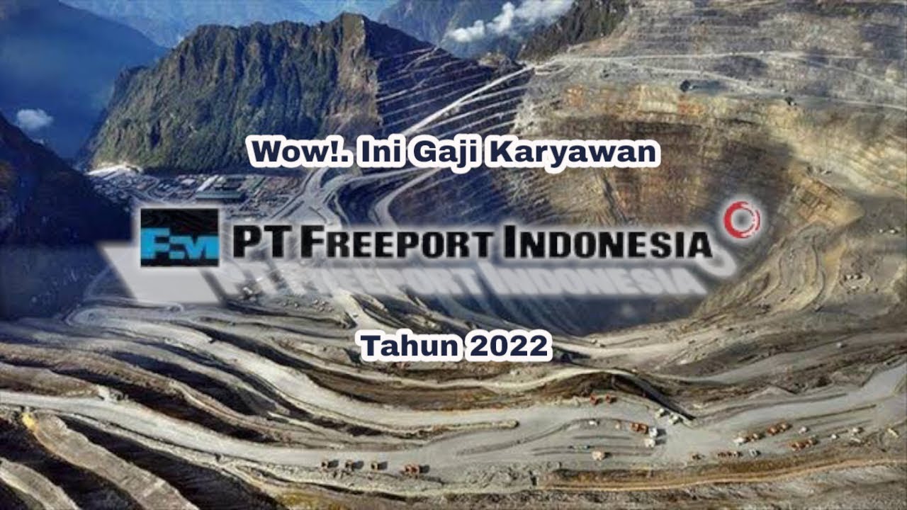 Gaji pt freeport indonesia