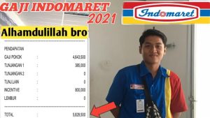 Berapa gaji indomaret